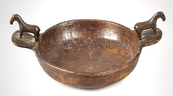 Antique Feast Bowl, Native American, Early, entire view